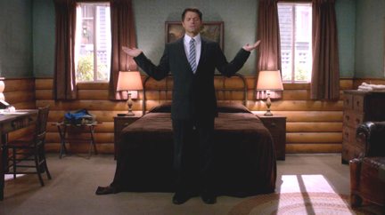 Cas prays for help. Cas prays for help.